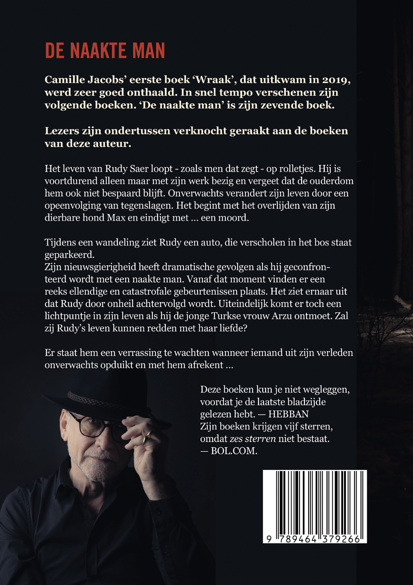Achterkant van De naakte man