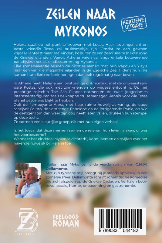 Achterkant van Zeilen naar Mykonos