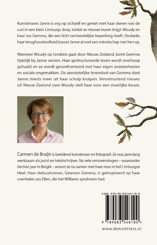 Achterkant van Gewoon Gemma