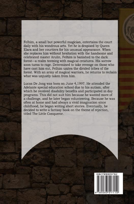 Achterkant van The Little Conqueror