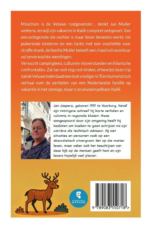 Achterkant van Misschien is de Veluwe rustgevender