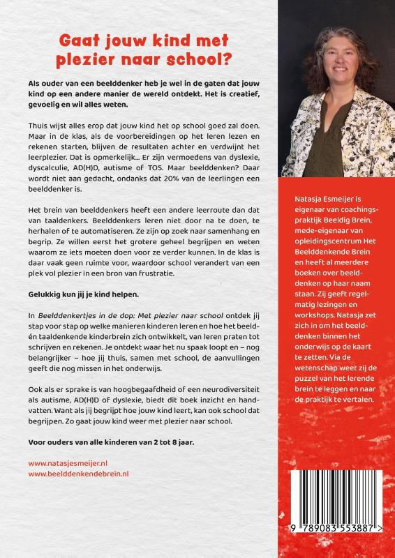 Achterkant van Met plezier naar school