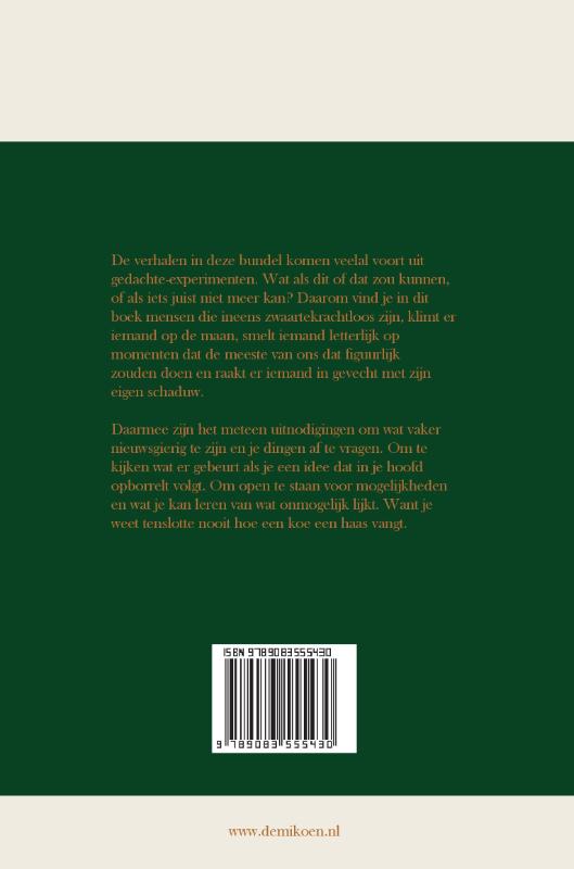 Achterkant van Hoe een koe een haas vangt