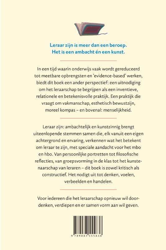Achterkant van Leraar zijn