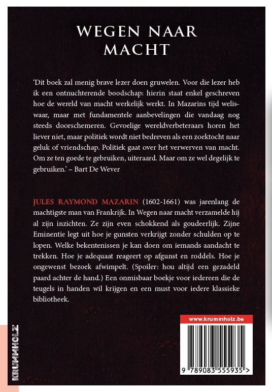 Achterkant van Wegen naar macht