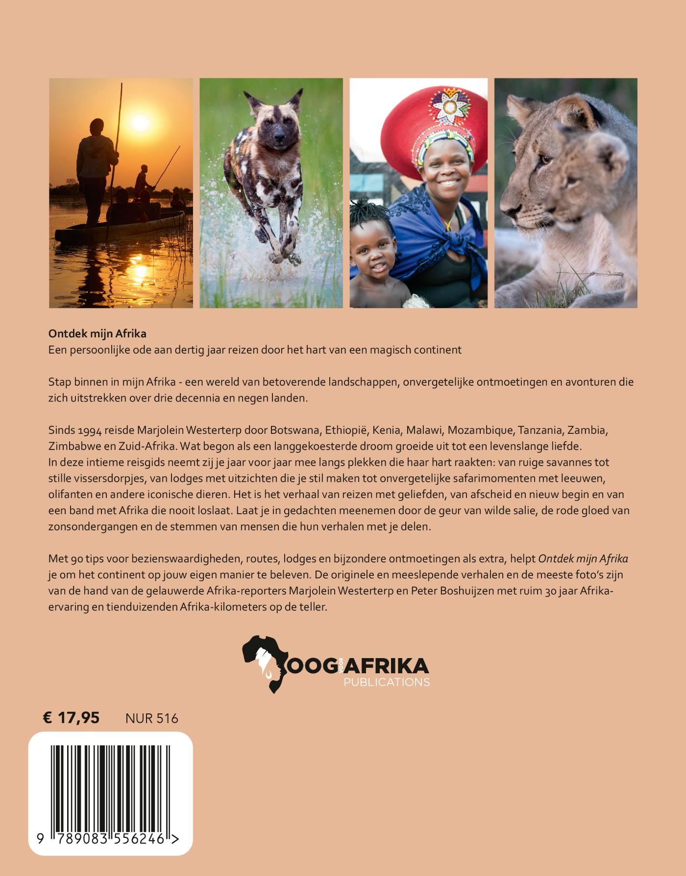 Achterkant van Ontdek Mijn Afrika