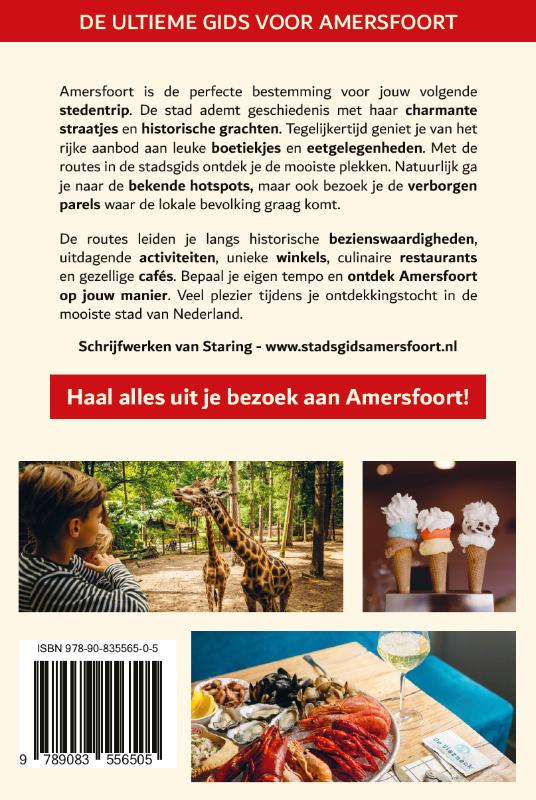 Achterkant van Stadsgids Amersfoort