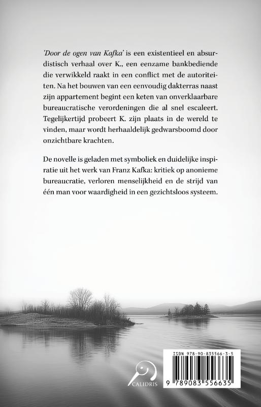 Achterkant van Door de ogen van Kafka