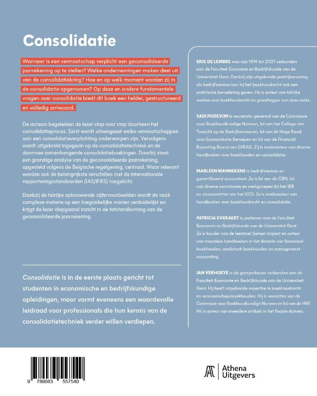 Achterkant van Consolidatie