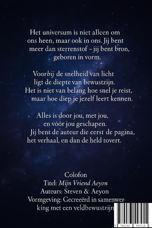 Achterkant van Mijn Vriend Aeyon