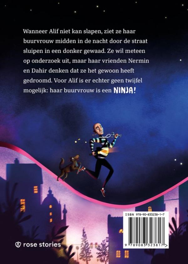 Achterkant van Mijn buurvrouw is een ninja