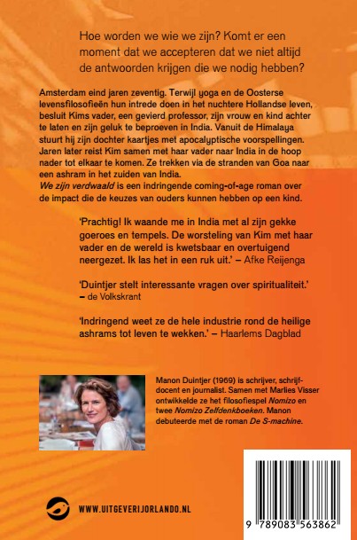 Achterkant van We zijn verdwaald