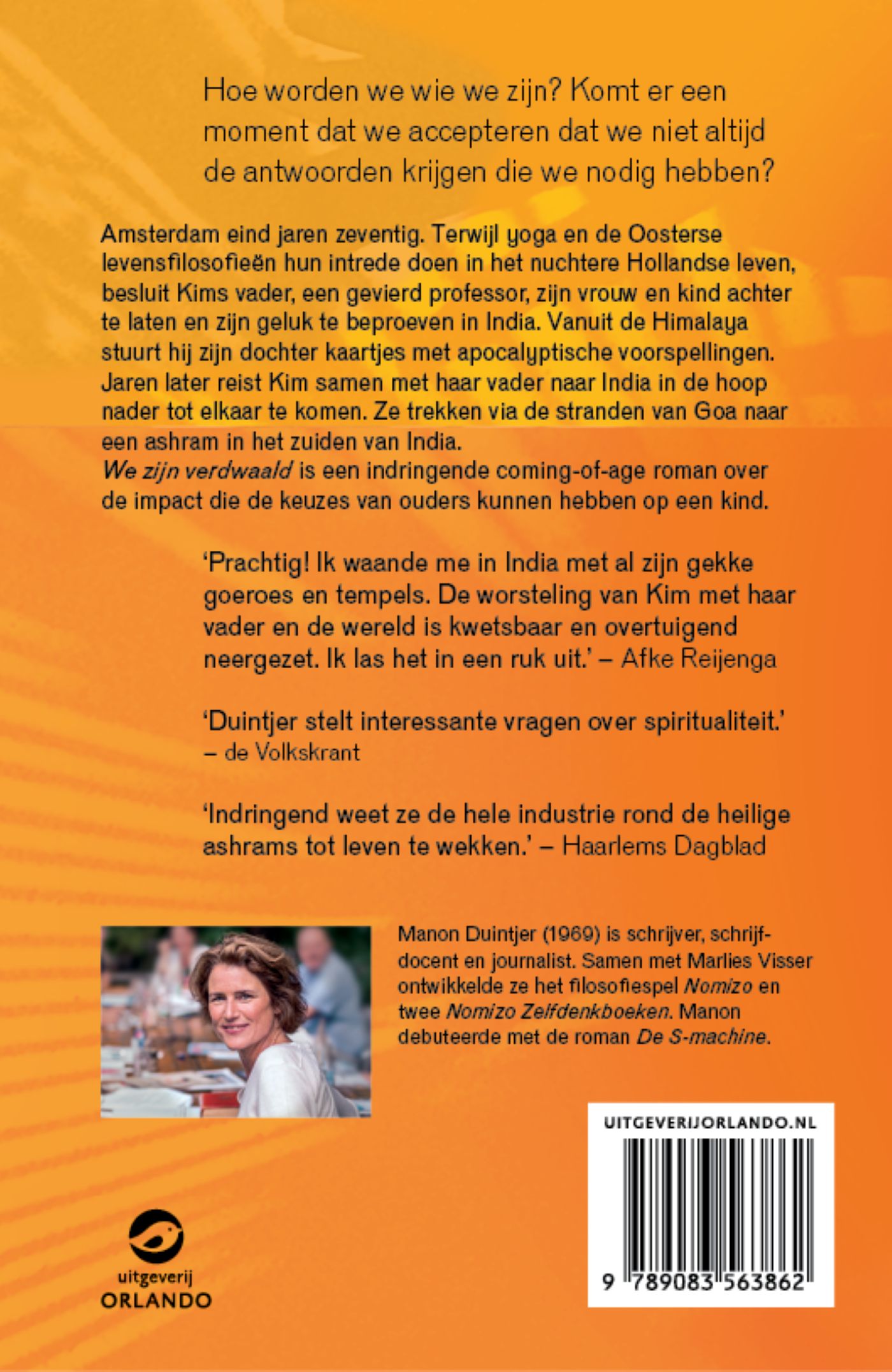 Achterkant van We zijn verdwaald