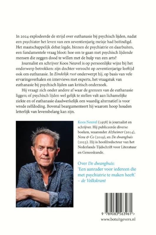 Achterkant van Eindelijk rust