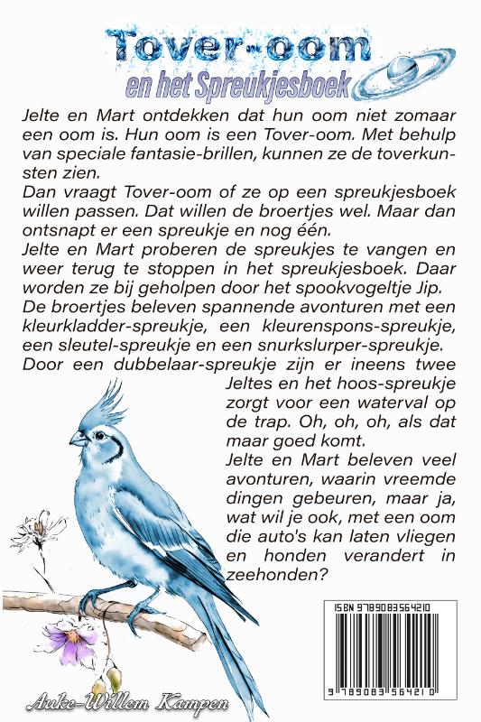 Achterkant van Toveroom en het Spreukjesboek