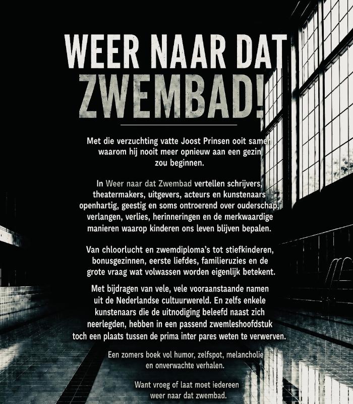 Achterkant van Weer naar dat zwembad