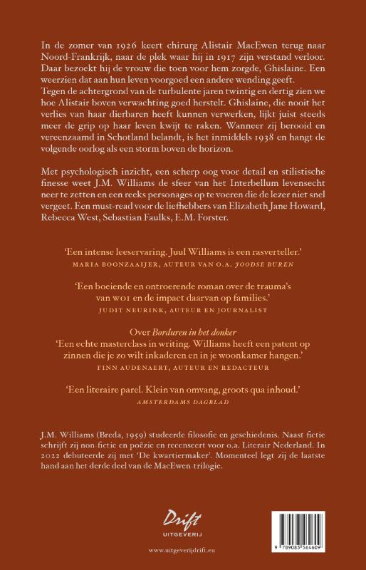 Achterkant van Hier en aan de overkant