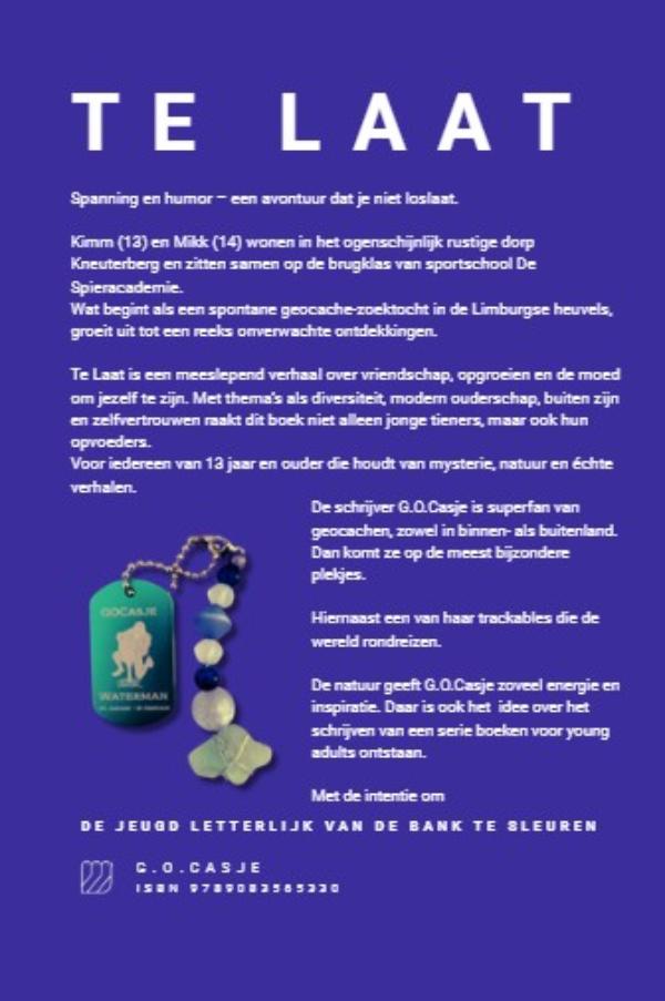 Achterkant van Te Laat
