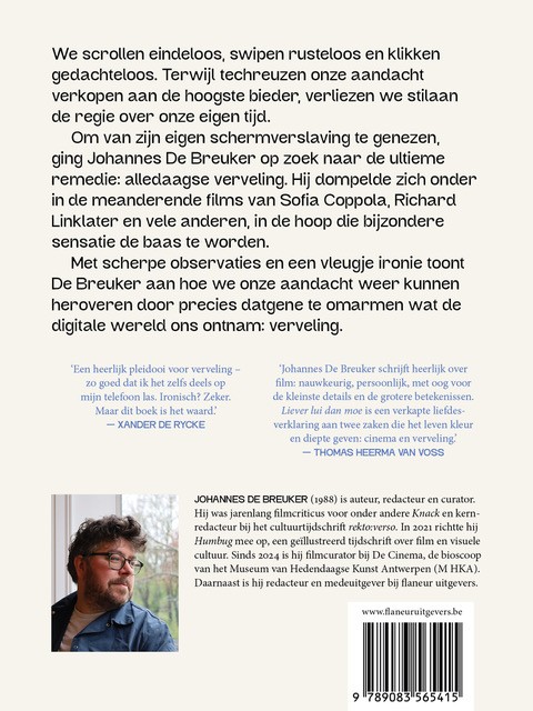 Achterkant van Liever lui dan moe