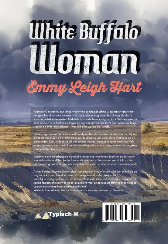 Achterkant van White Buffalo Woman