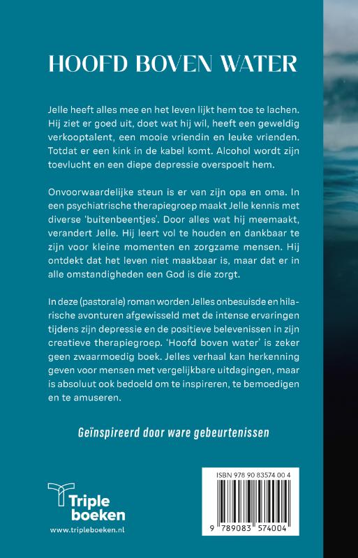 Achterkant van Hoofd boven water