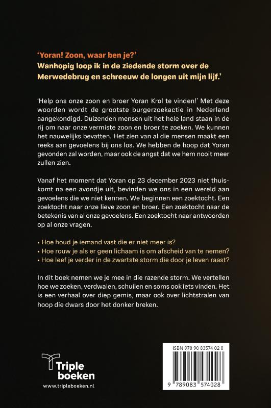 Achterkant van Zoon, waar ben je?