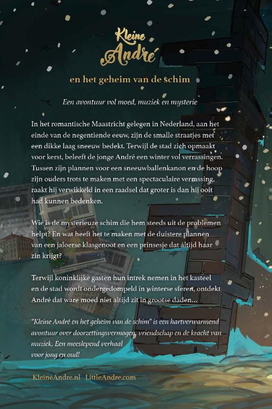 Achterkant van Kleine André en het geheim van de schim