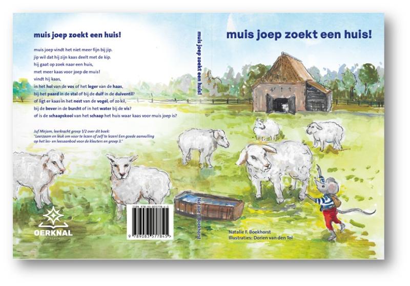 Achterkant van muis joep zoekt een huis!