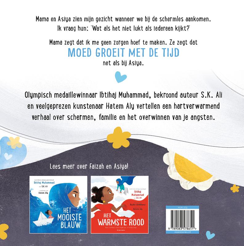 Achterkant van Het moedigste wit