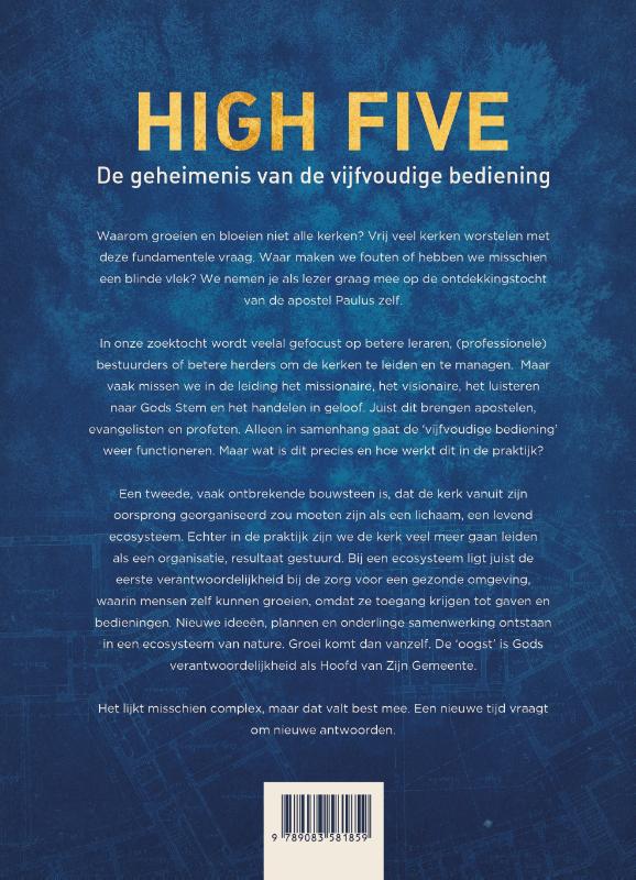 Achterkant van High Five