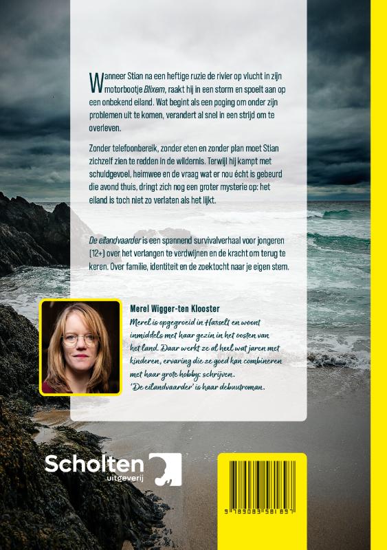 Achterkant van De eilandvaarder