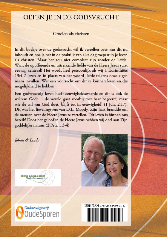 Achterkant van Oefen je in de godsvrucht