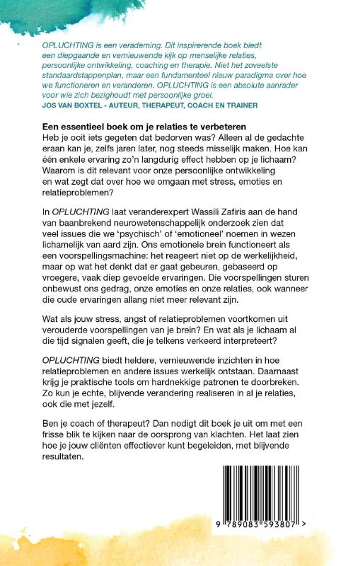 Achterkant van Opluchting
