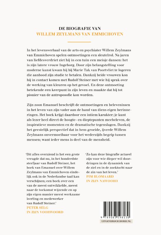 Achterkant van Willem Zeylmans van Emmichoven 1893-1961