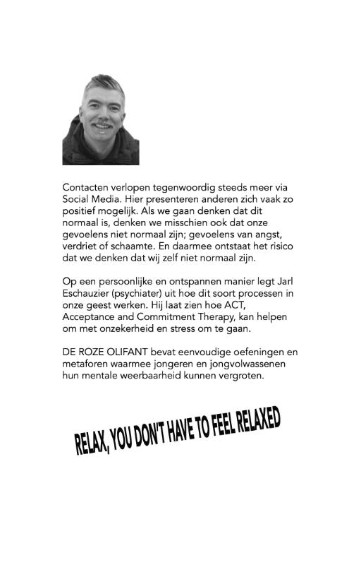 Achterkant van De roze olifant