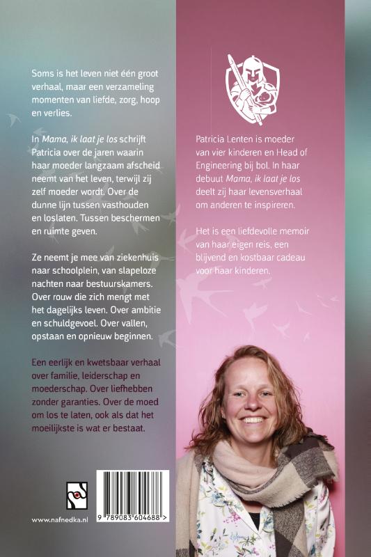Achterkant van Mama, ik laat je los