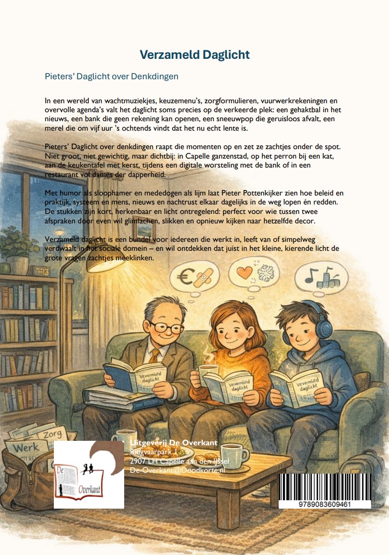 Achterkant van Verzameld Daglicht
