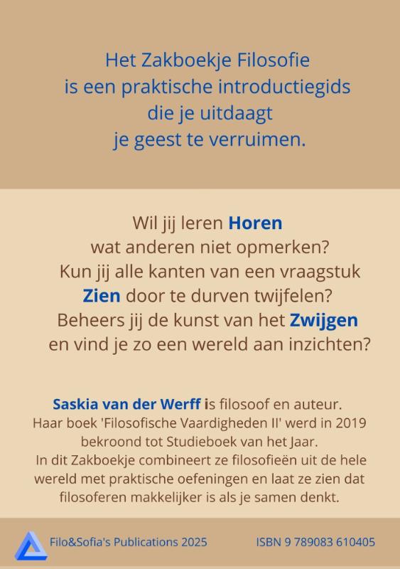 Achterkant van Horen, Zien, Zwijgen.