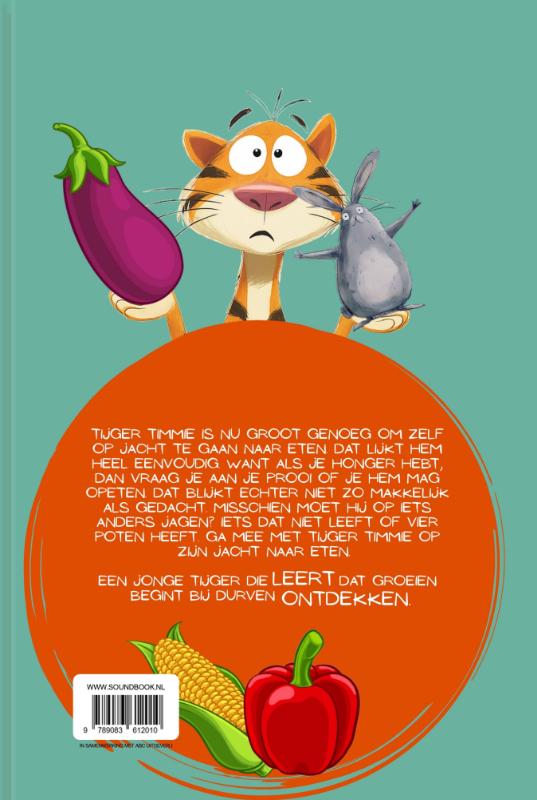 Achterkant van De vegetarische tijger