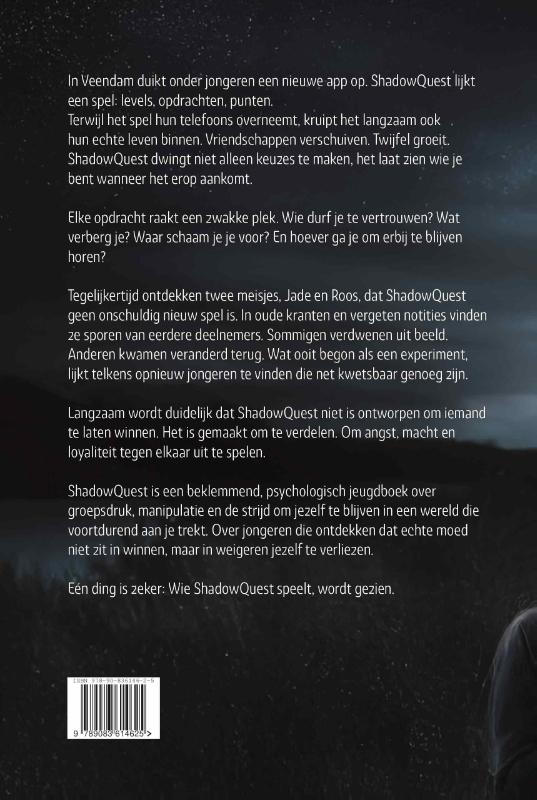Achterkant van Shadowquest