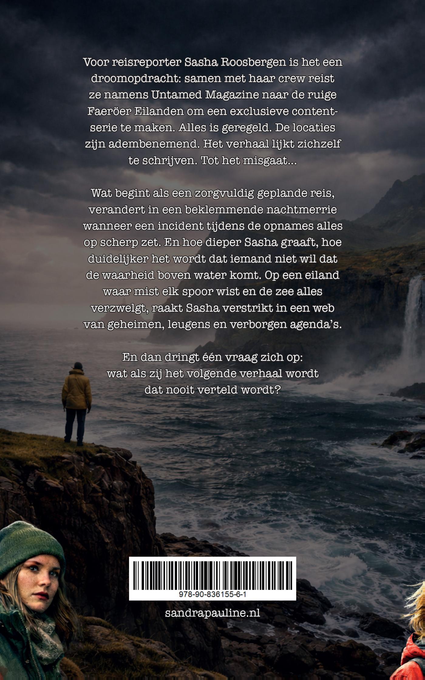 Achterkant van Waar de wind fluistert
