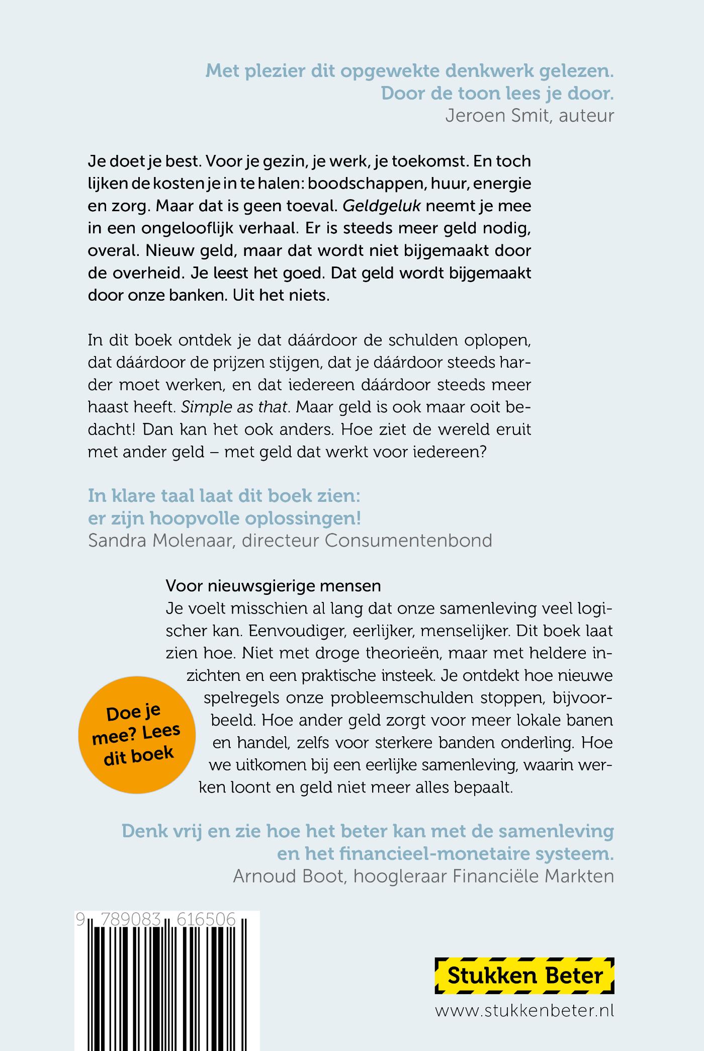 Achterkant van Geldgeluk