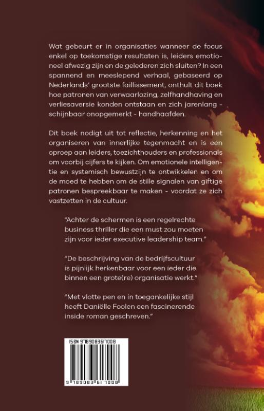 Achterkant van Achter de schermen