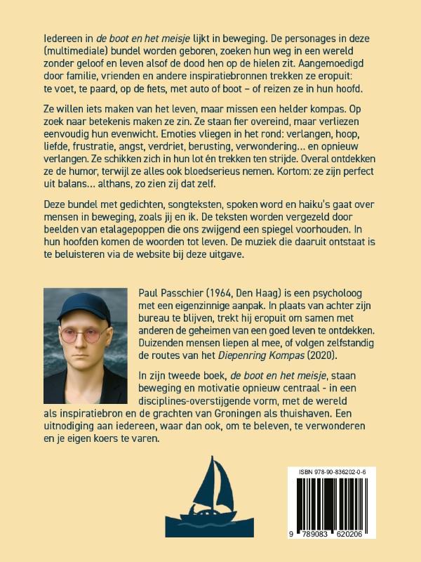 Achterkant van de boot en het meisje