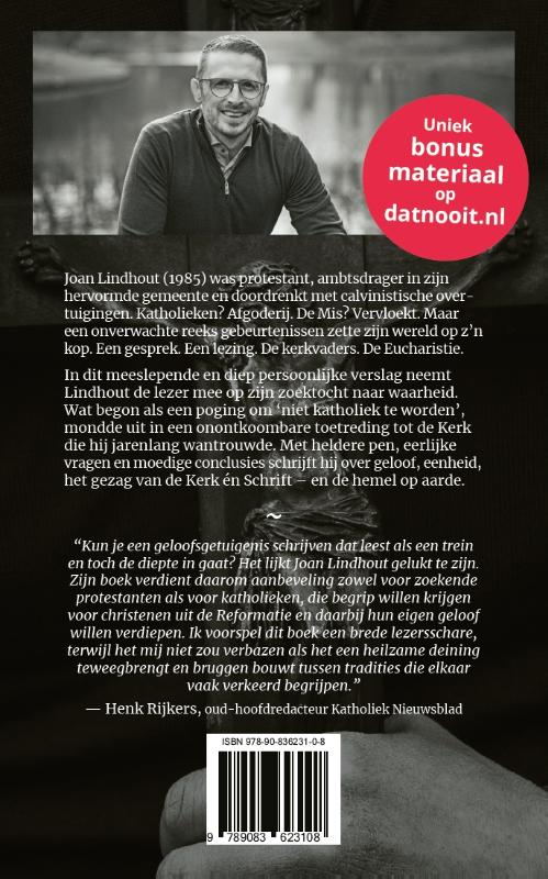 Achterkant van Dat nooit