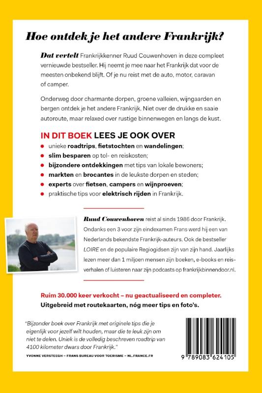 Achterkant van FRANKRIJK BINNENDOOR