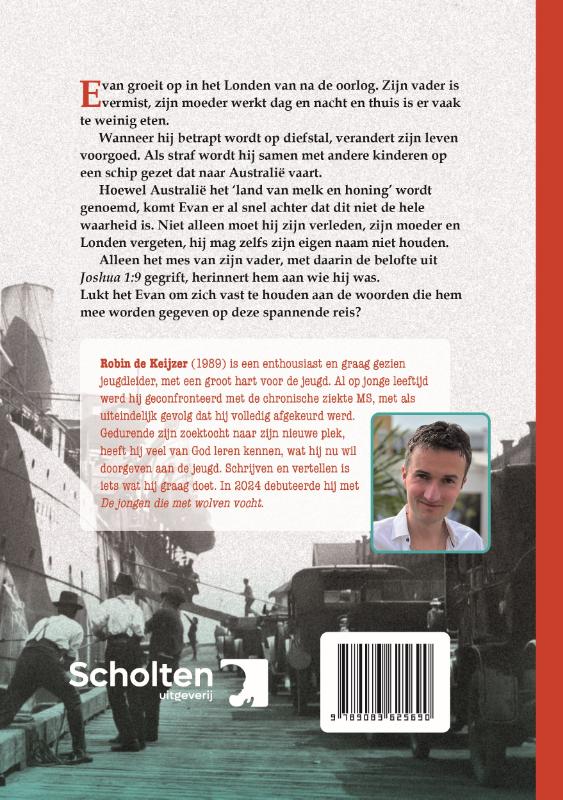 Achterkant van De jongen die zijn naam niet mocht houden