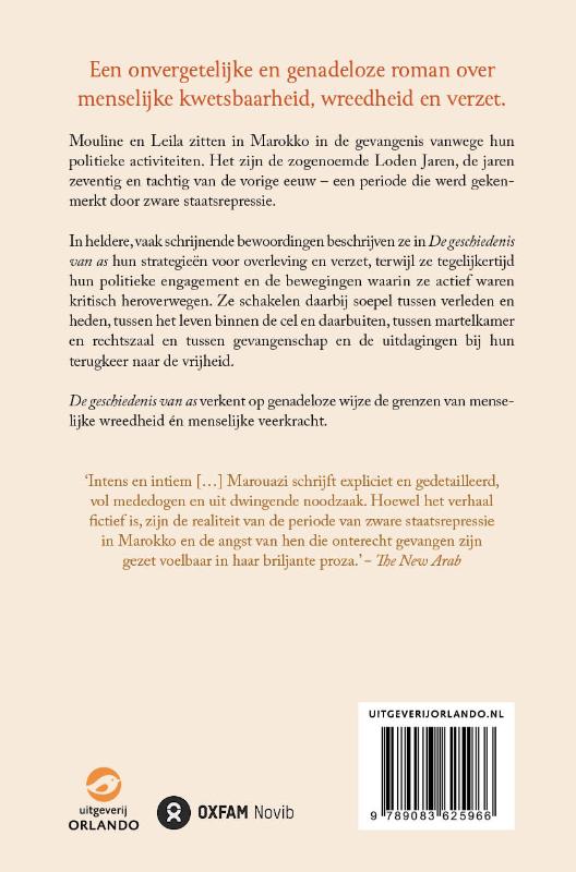 Achterkant van De geschiedenis van as