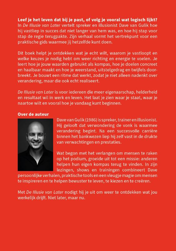 Achterkant van De Illusie van Later