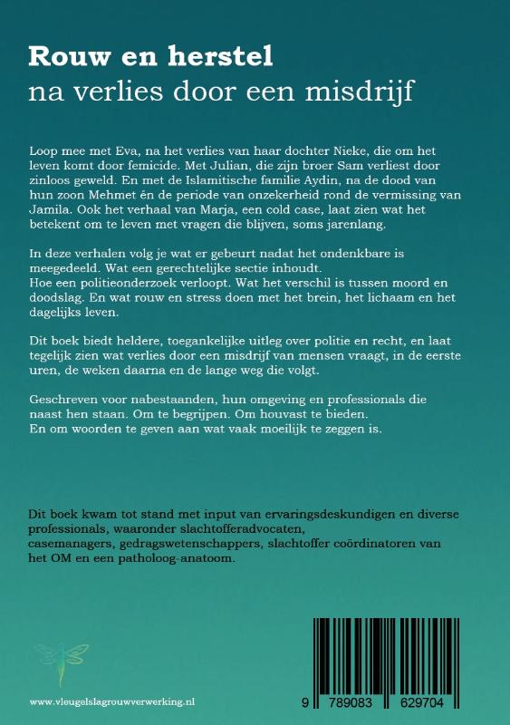 Achterkant van Rouw en herstel na een misdrijf